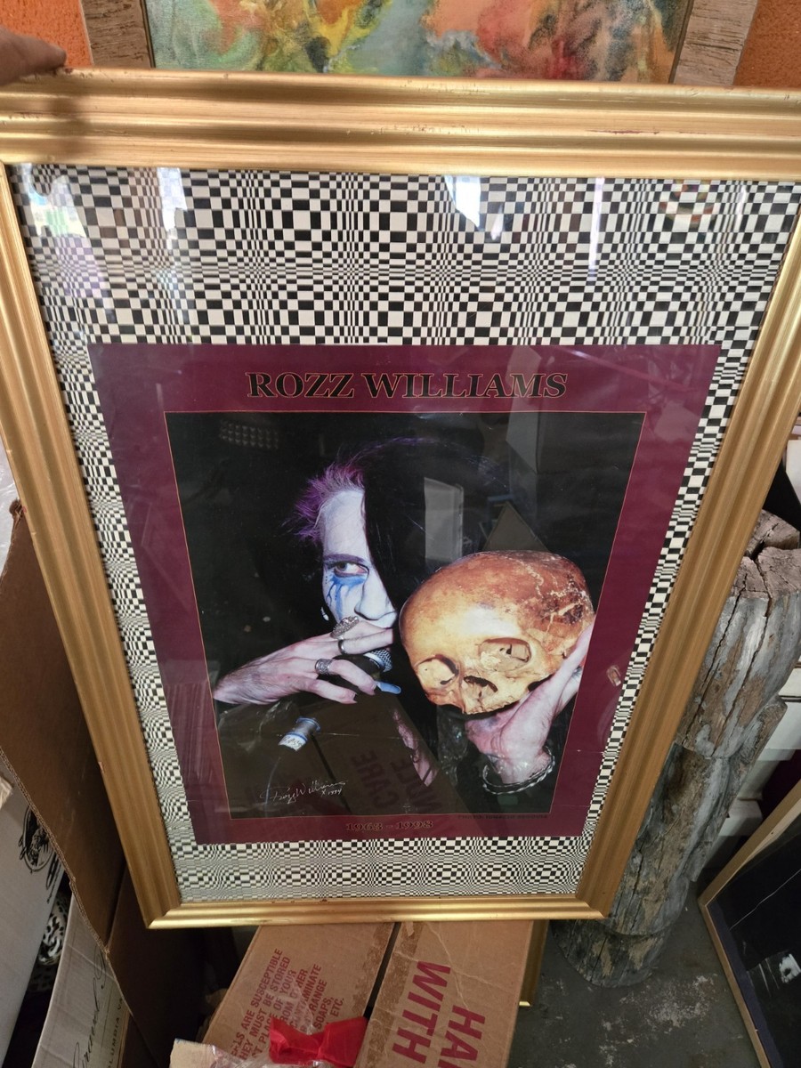 Rozz Williams Rare Framed Poster Christian Death Gothic Death Rock
