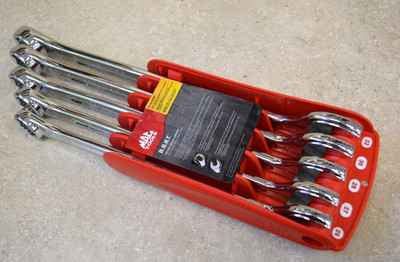MAC Tools 5 pc. 6-Point Metric Combo Wrench Set SCLM5XLRBRT *New* FREE SHIPPING