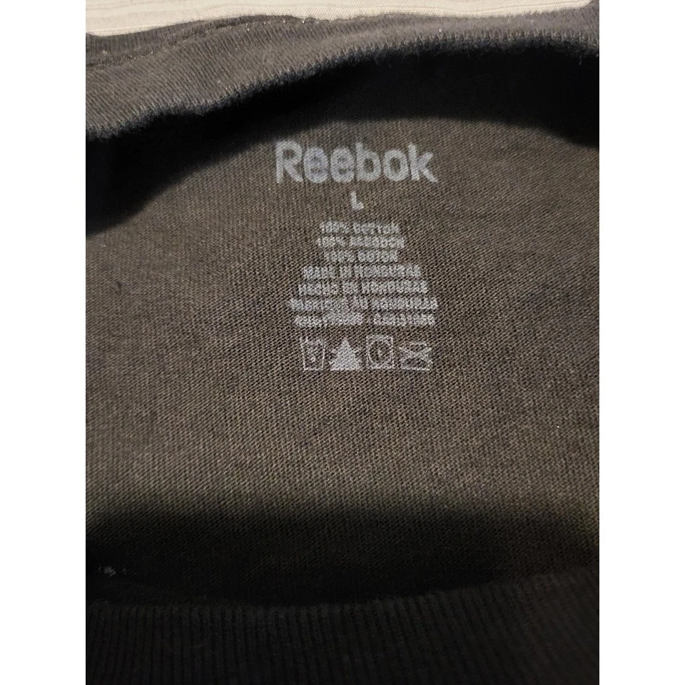Camisa Reebok UFC New York Manga Larga - Talla L, Camiseta Negra Gráfica Foto 3 de 4
