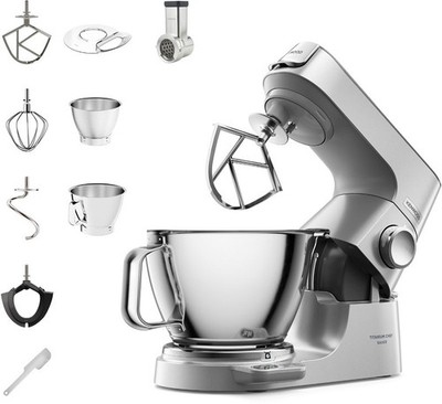 Kenwood Küchenmaschine ohne Kochfunktion KVC85.314SI Titanium Chef Baker