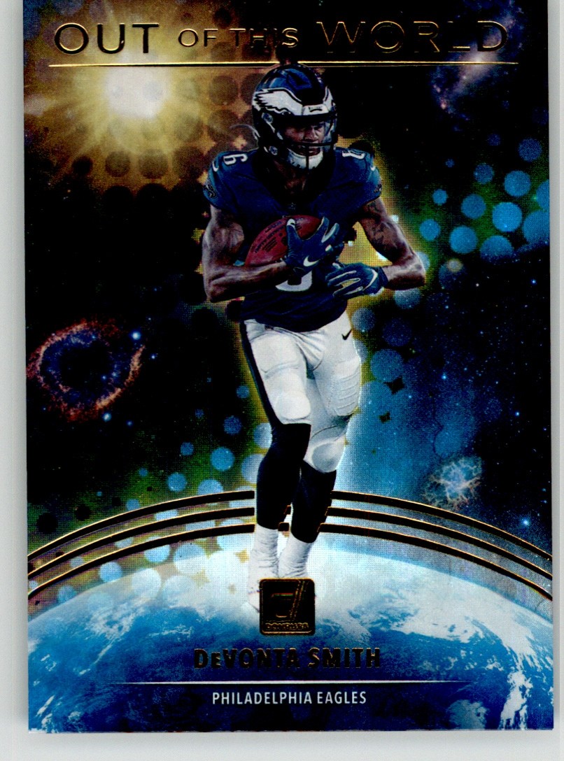 DeVonta Smith 2021 Donruss - Out of this World OTW-DVS Eagles Rookie