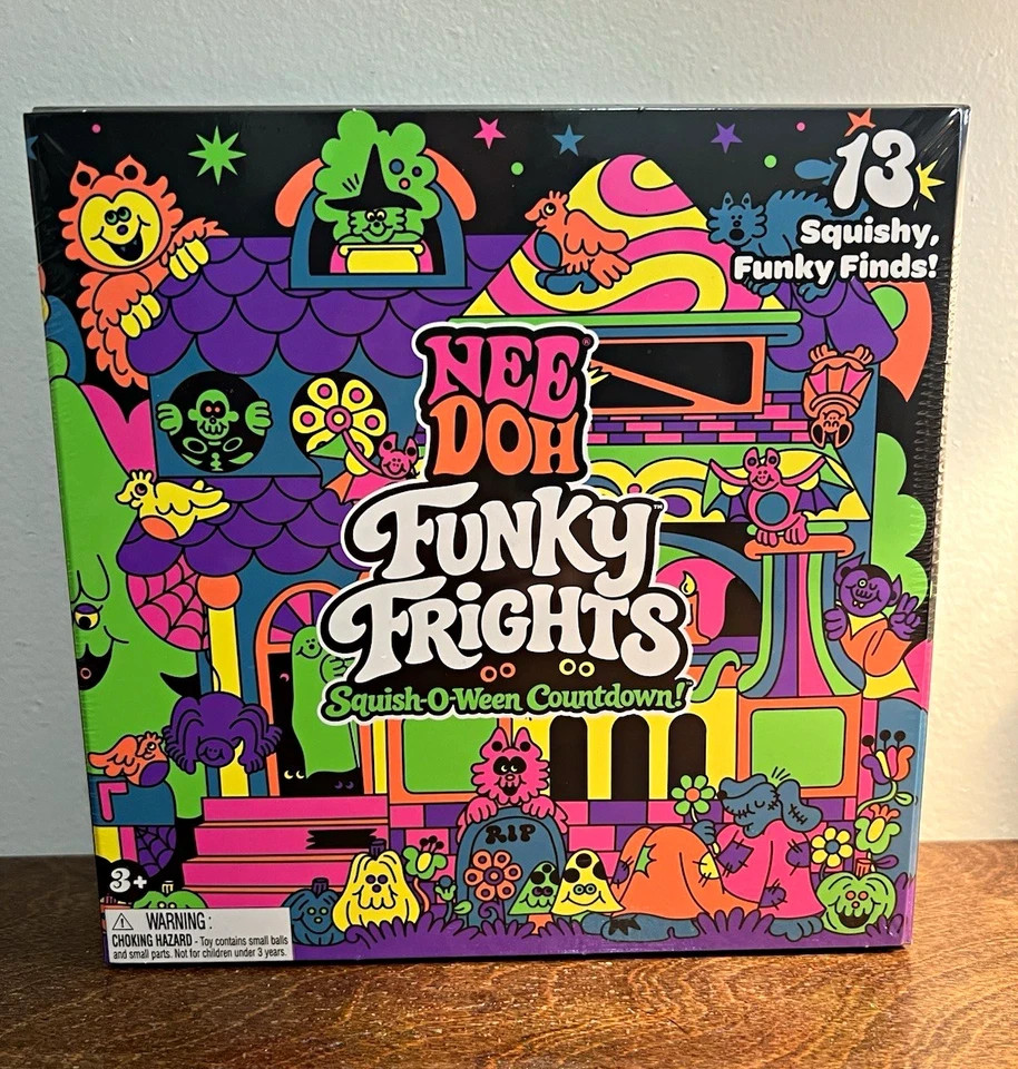 Authentic Nee Doh Funky Frights Squish-O-Ween Advent Calendar 13