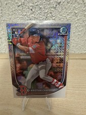 2025 Bowman Chrome - Kristian Campbell #58 Mega Box Mojo Refractor (RC)