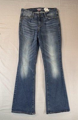 Levi Denizen Modern Boot Cut Woman Jeans W28xL32 Blue Medium Wash