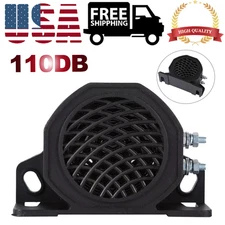 110dB Universal Backup Warning Alarm - Loud Reverse Buzzer Horn,for Cars/Trucks