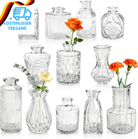 Btsd-Home 12 StüCk Vasen Set FüR Blumen, Kleine Vasen FüR Tischdeko, Hochzeitsde