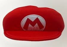 Authentic Super Mario Bros Cosplay Red Hat Official Nintendo Costume Cap