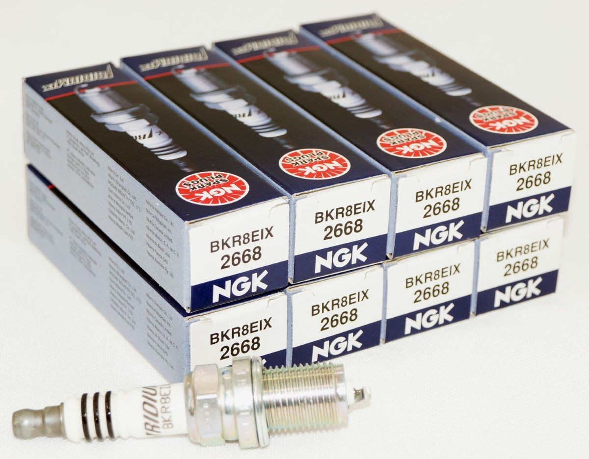 8 Pack Genuine NGK 2668 Iridium IX Spark Plugs BKR8EIX for Audi Porsche VW