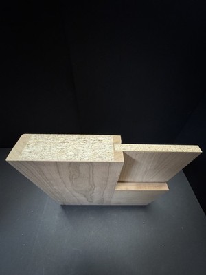 Cherry 3 Panel Flat Mission / Shaker Stain Grade Solid Core