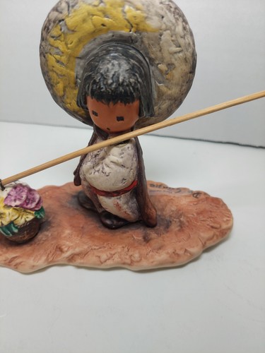 DeGrazia Figur BLUMENERNTE 1994 Vintage Goebel LESEN - Bild 5 von 10