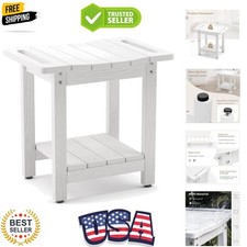 Shower Bench Seat, White HDPS Shower Benches for Inside Shower, Waterproof Sh...