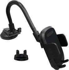 Car Phone Holder Mount – 12" Gooseneck Long Arm with Strong Suction Cup