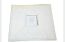 K Company personalized scrapbook post bound 20 top loading pages enclosed...