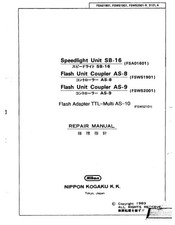 NIKON SB-16 AS-8 AS-9 AS-10 Camera Flash Service Manual  Parts List PDF READ