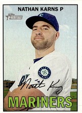 2016 Topps Heritage #16 Nathan Karns