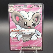 Pokemon TCG Cinccino EX 105/086 Chaos Rising Full Art Illustration English