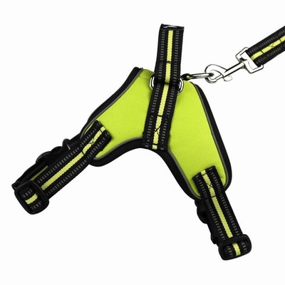 No Pull Dog Welpengeschirr Weiche, Verstellbare, Reflektierende, Bequeme Weste