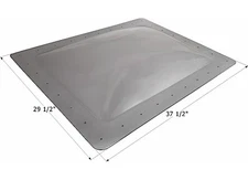 Icon 14116 SL2432S RV Skylight 32" x 24" - Smoke