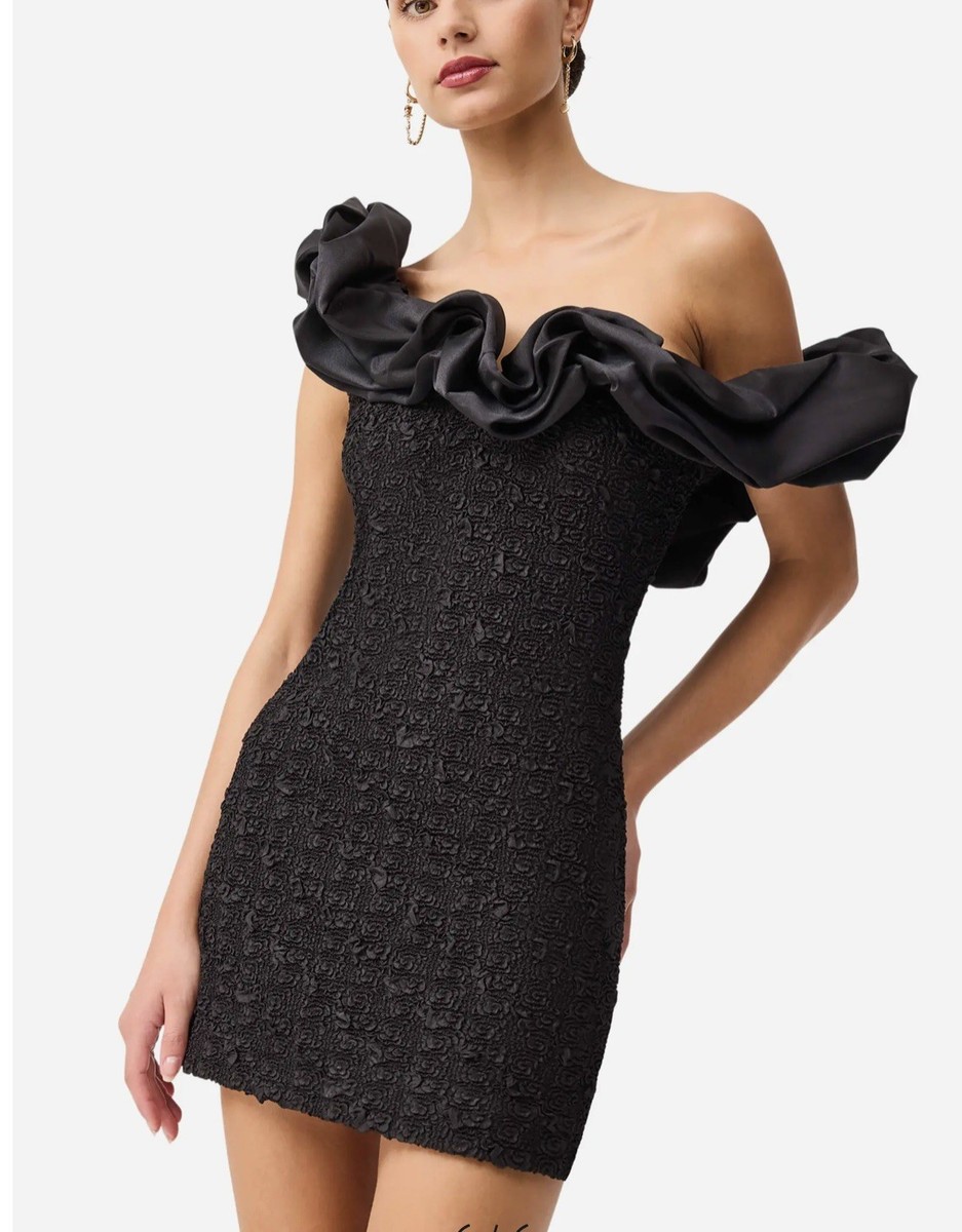 knee length dresses for ladies Elliatt Maiara Mini Dress in Black
