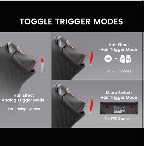 GameSir Tarantula Pro Wireless Controller - PC, Steam, Android, iOS, Switch - Picture 5 of 10