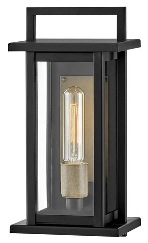 Hinkley Lighting 24020 Langston 1 Light 14" Tall Outdoor Wall - Black / - Picture 1 of 3