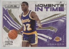 2009 Panini Rookies & Stars Moments in Time Gold 29/500 Magic Johnson #9 HOF 2d9