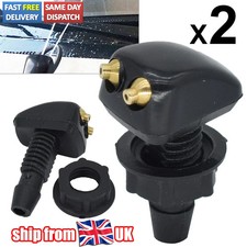 FIT KIA 2x Car Windscreen Sprayer Washer Wiper Nozzle Front Window Spray Jet