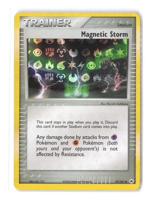 Magnetic Storm 91/101 HL MP Reverse Holo Pokemon TCG
