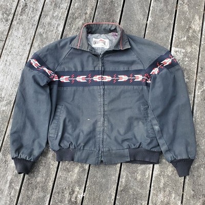 Vintage 90s David James Carhartt Aztec Jacket Fits L/XL Faded Distressed Western