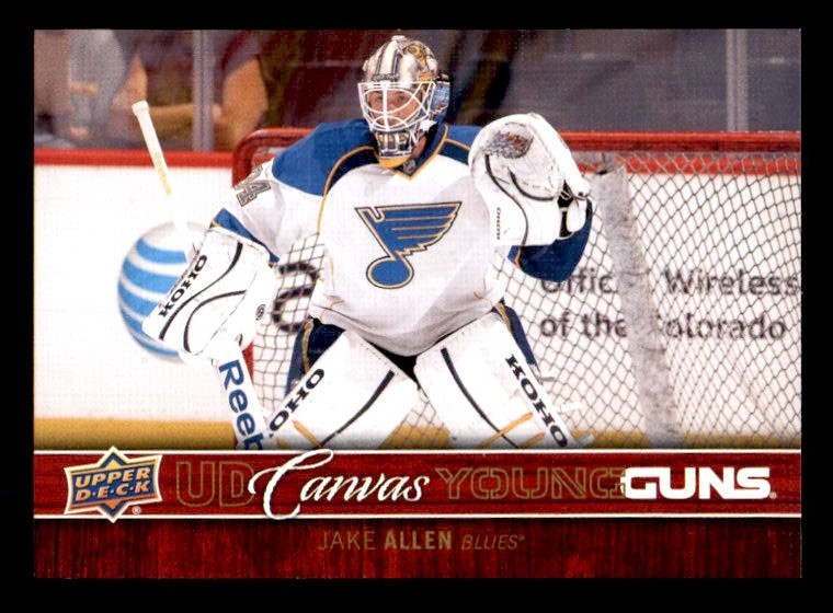 2012-13 Upper Deck Canvas #C115 Jake Allen Devils Rookie Young Guns HOT!