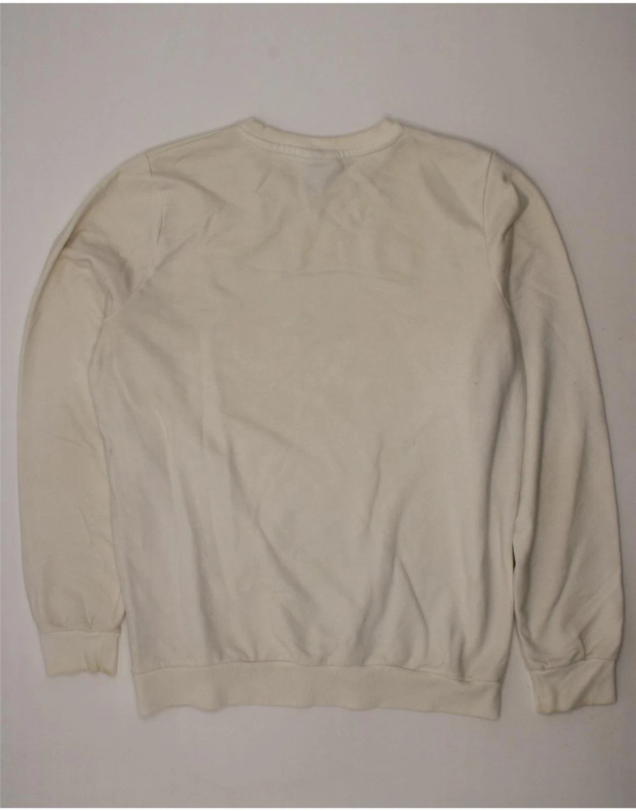 OFF WHITE Maglione felpa grafica bambina ELLESSE 13 14 anni bianco sporco cotone AN21