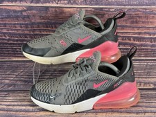 Nike Air Max 270 Smoke Grey Hyper Pink 943345-031 Sz 4.5 Y Girls Women's