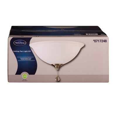 Ceiling Fan Light Kit with 4 fixture colors, Ceiling fan NOT INCLUDED New in Box