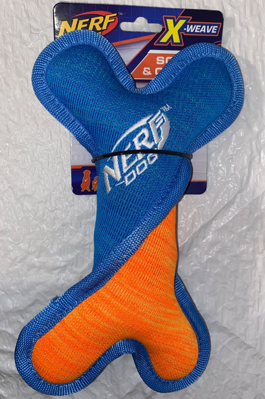 Nerf Dog X-Weave Dog Toy Squeak and Crunch (New)