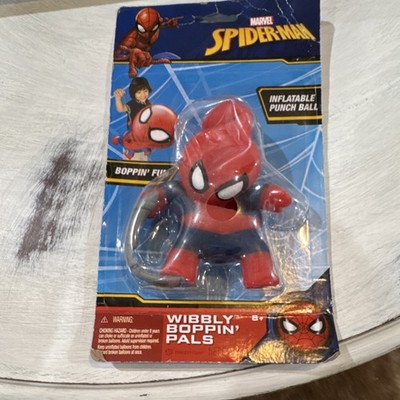 Marvel Spider-Man Wibbly Boppin' Pals Inflatable Punch Ball Action Figure
