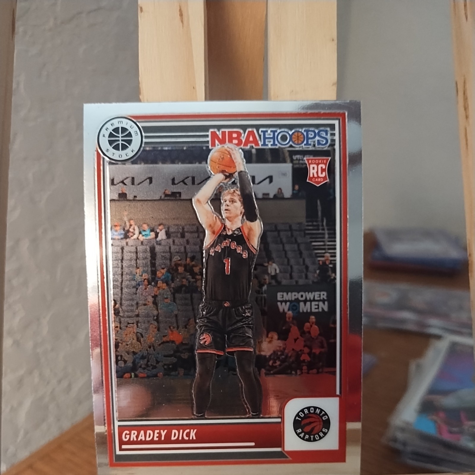 2023-24 Panini NBA Hoops Premium Stock Silver Prizm Gradey Dick #251 Rookie RC