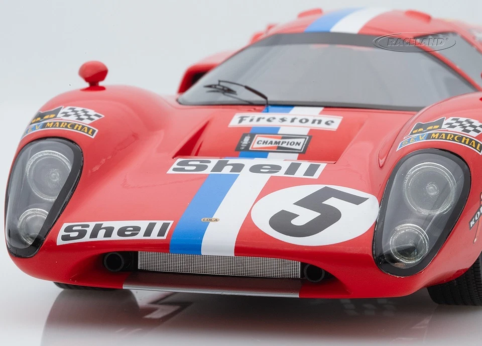 Lola T70 Mk3B GT VDS Racing Le Mans 1971 Pilette/Gosselin, Spark 1:18, 18S688 - Bild 4 von 4