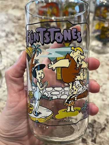 8 Vintage 1991 Hardee’s Flintstones Glasses First 30 Years 1963/1964 - Picture 10 of 17
