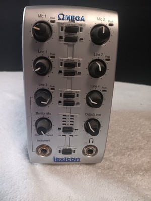 Lexicon Omega Desktop Recording Studio No Power Adapter
