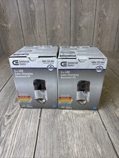 2-Pack Commercial Electric 3" LED Gimbal Recessed Downlight 2700K-5000K-WHITE