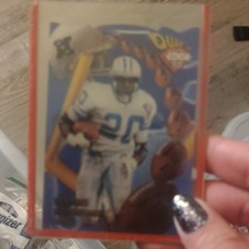 Collector's Edge Quantum Insert Barry Sanders #23 Detroit Lions NFL 1995