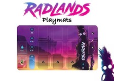 Radlands Board Game Playmats Set (24”x14”) – 2 Premium Playmats!
