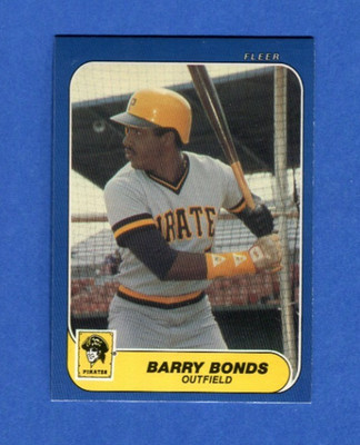 1986 Fleer Update Baseball #U-14 BARRY BONDS (RC) Pittsburgh Pirates NM/MT