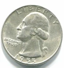1955 Silver Washington Quarter !! Mint State !!