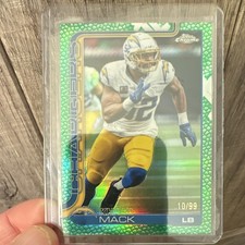 2022 Topps Chrome - Khalil Mack #160 Green Los Angeles Chargers /99