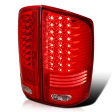 LED Red Tail Lights Left Right Pair for 2002-2006 Dodge Ram 1500/2500/3500