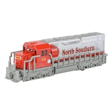 Pull Back Die-Cast Vehicle - FREIGHT TRAIN North Southern  Red - 7 inch - New