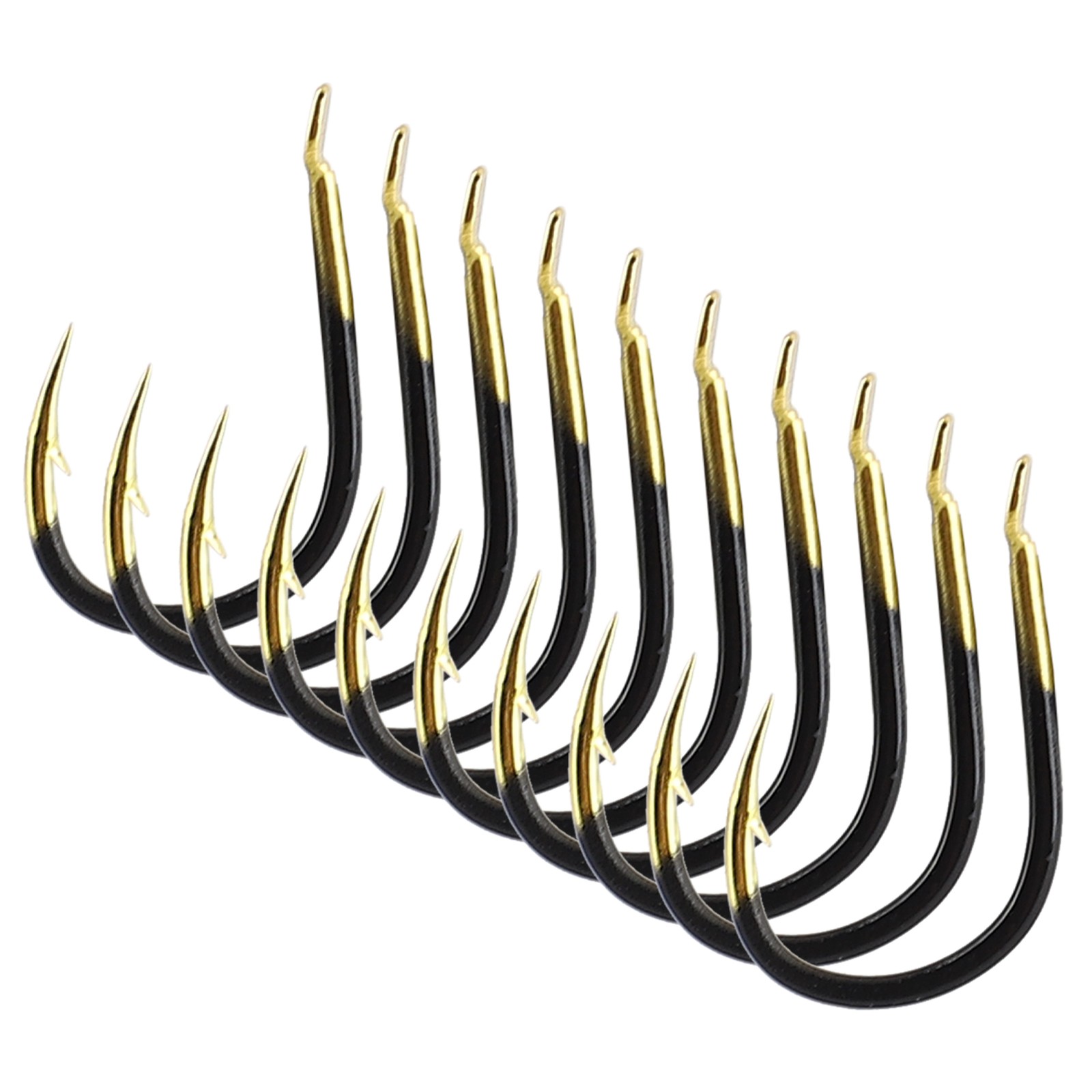 10pcs Tungsten Alloy Barbed Fishing Hooks For Carp Fishing Easy To Use