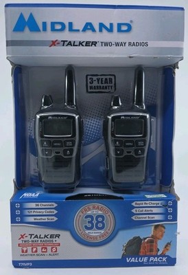 Midland XTalker T71VP3 Walkie Talkie (1712) New-Openbox 