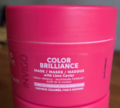 WELLA COLOR BRILLIANCE MASKE with Lime Caviar FINE TO MEDIUM COLOURED HAIR